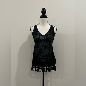 Whiskey Girl Nashville Distressed Tank